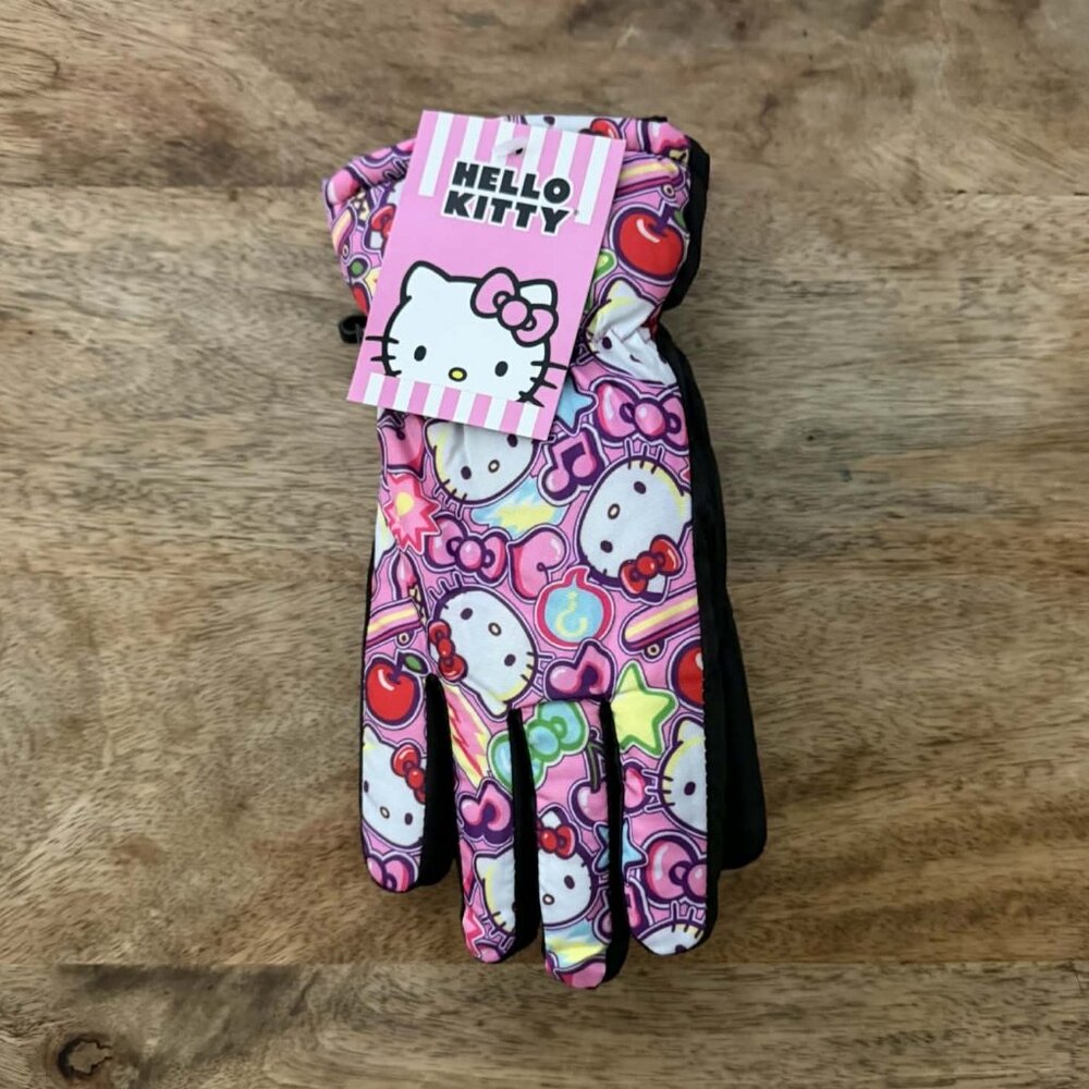 NEW S/M Girls Hello Kitty Ski Gloves